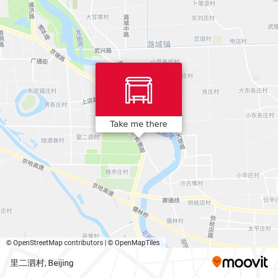 里二泗村 map