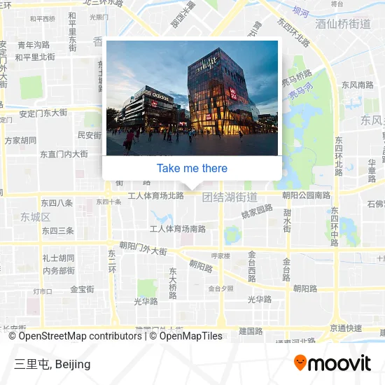 三里屯 map