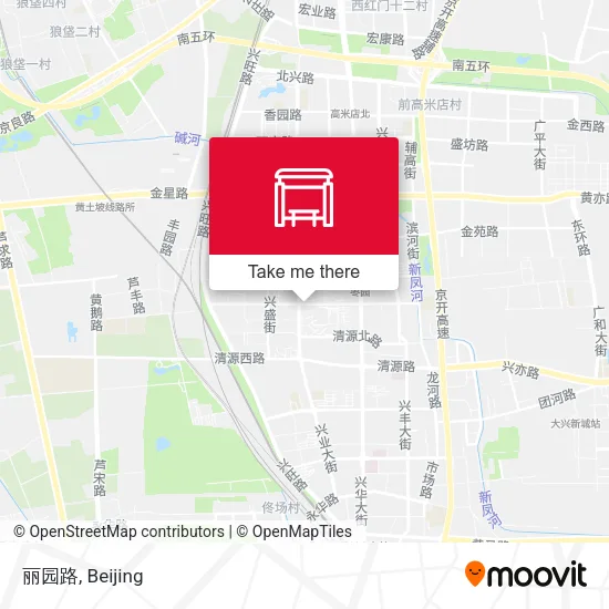丽园路 map