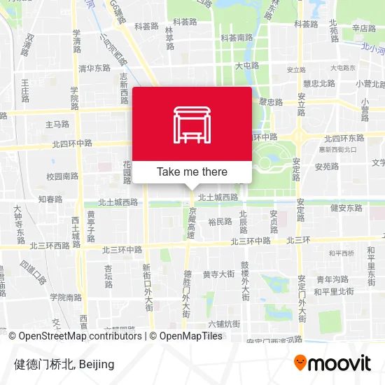 健德门桥北 map