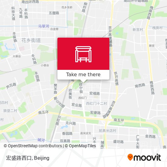 宏盛路西口 map
