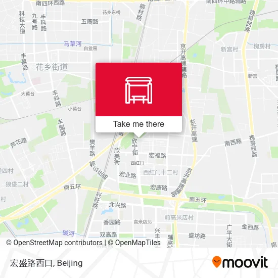 宏盛路西口 map