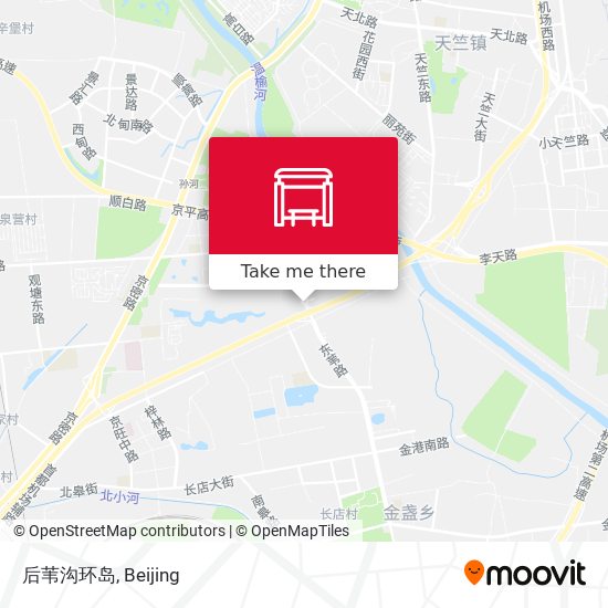 后苇沟环岛 map