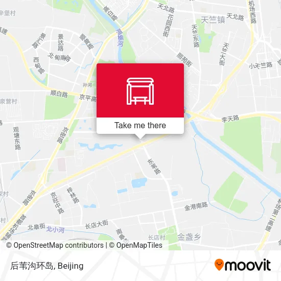 后苇沟环岛 map