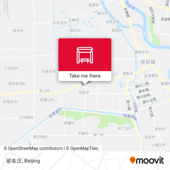 翟各庄 map