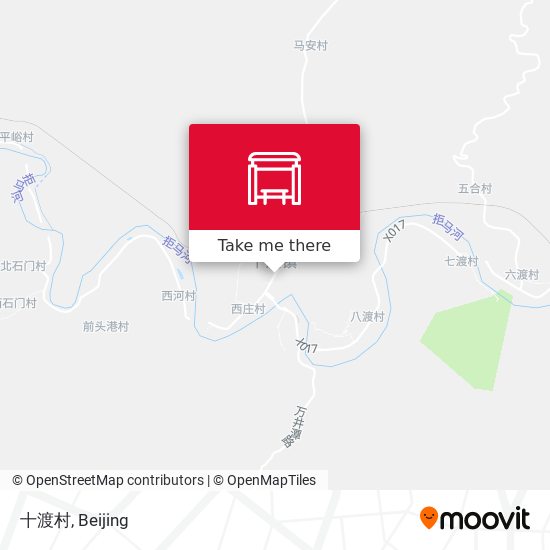 十渡村 map