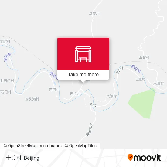 十渡村 map