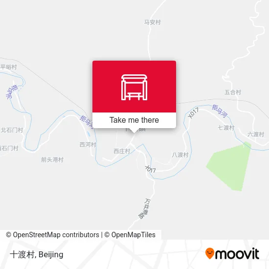 十渡村 map