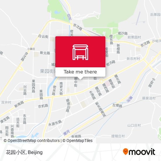 花园小区 map