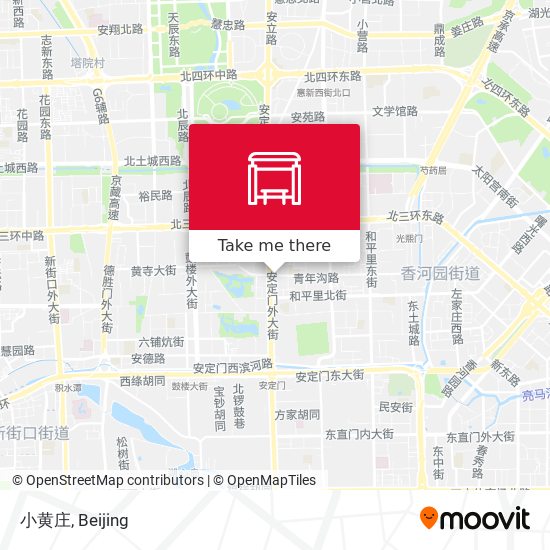 小黄庄 map