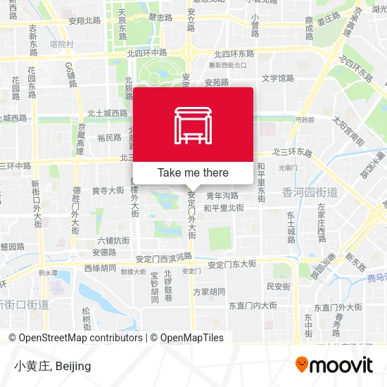 小黄庄 map