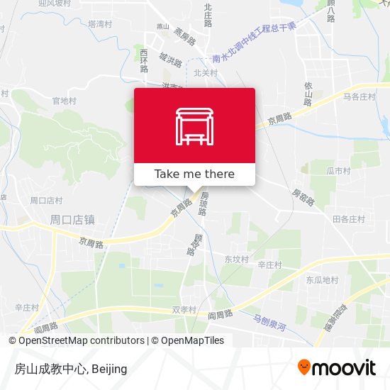 房山成教中心 map