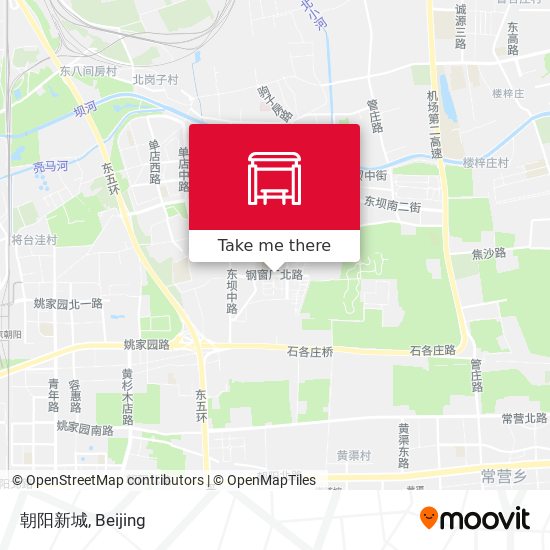 朝阳新城 map