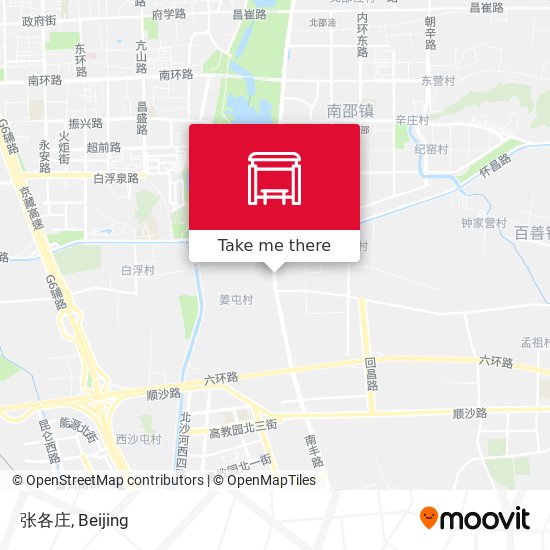 张各庄 map