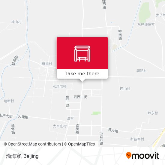 渤海寨 map
