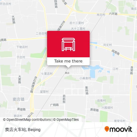 窦店火车站 map