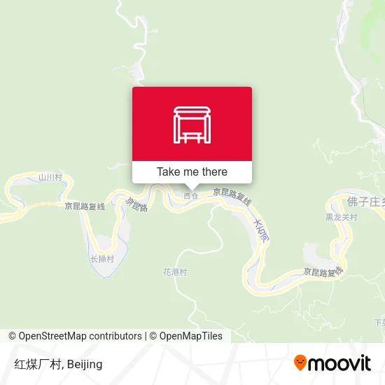 红煤厂村 map