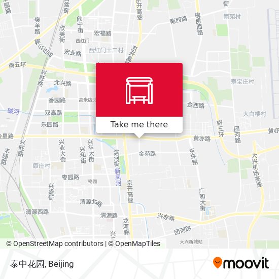 泰中花园 map