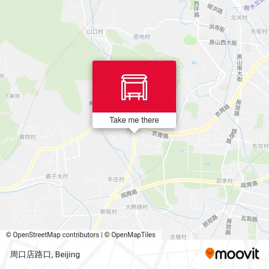 周口店路口 map