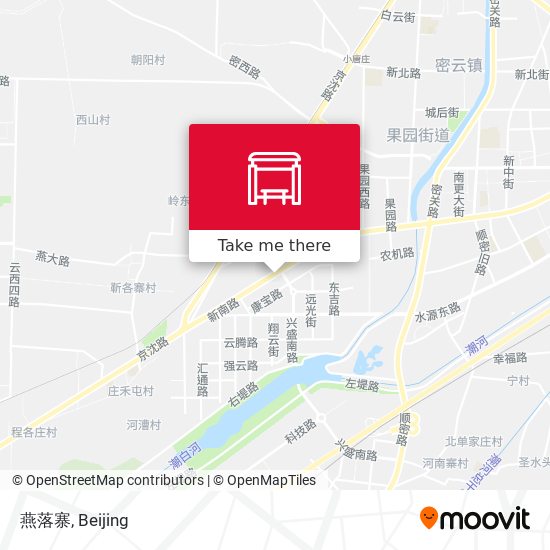 燕落寨 map