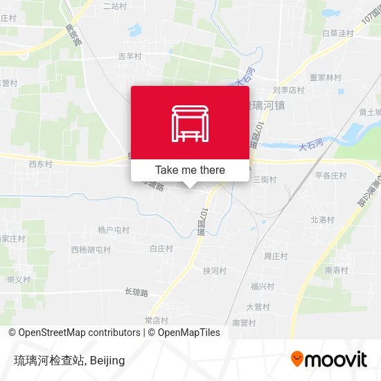 琉璃河检查站 map