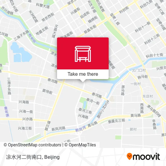 凉水河二街南口 map