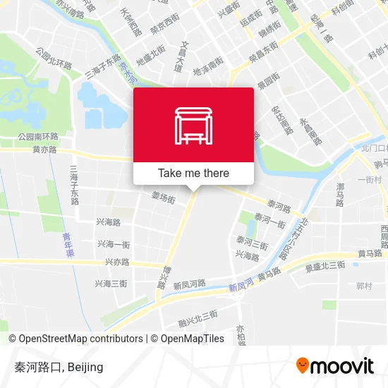 秦河路口 map