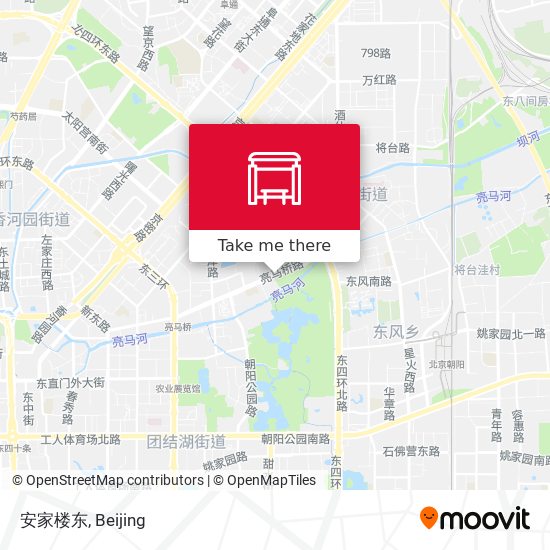 安家楼东 map