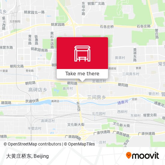 大黄庄桥东 map
