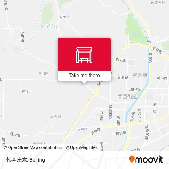 韩各庄东 map