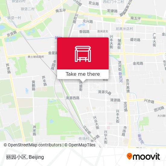 丽园小区 map