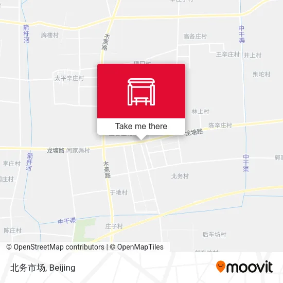 北务市场 map