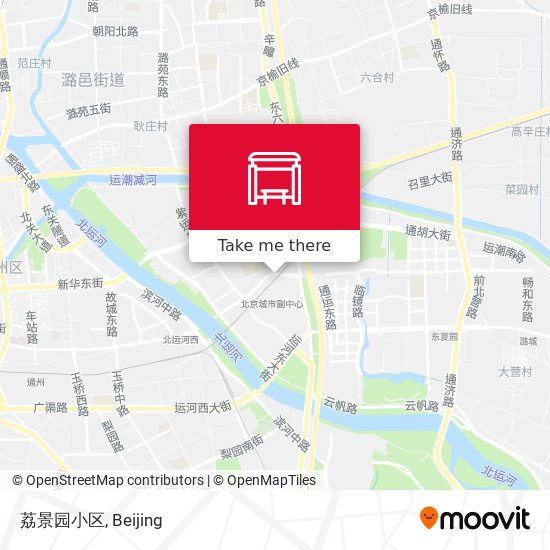 荔景园小区 map