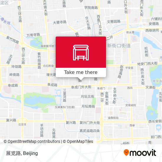 展览路 map