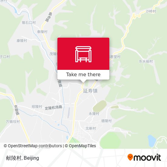 献陵村 map