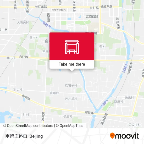 南留庄路口 map
