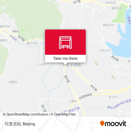 坨里北站 map