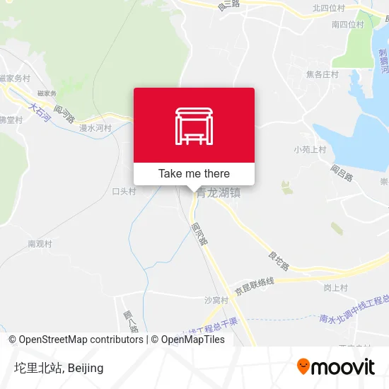 坨里北站 map