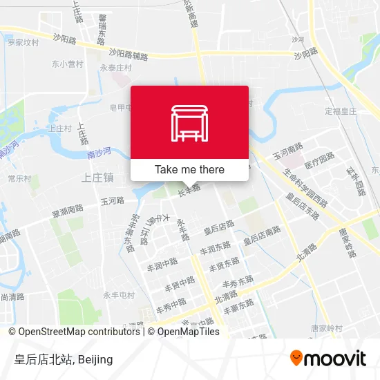 皇后店北站 map