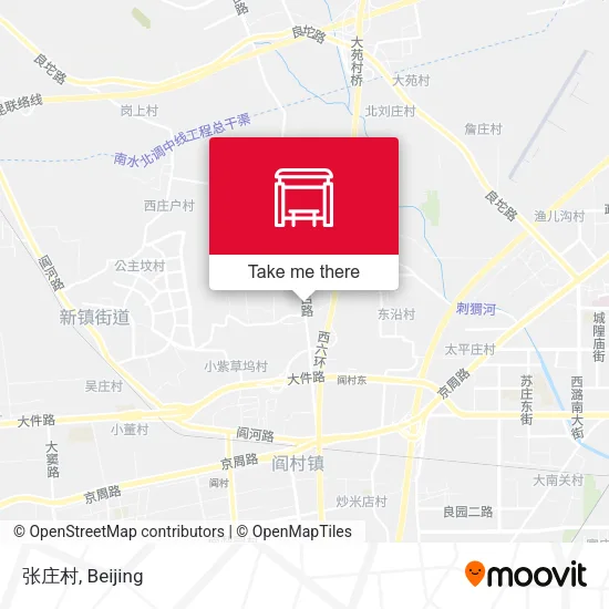 张庄村 map