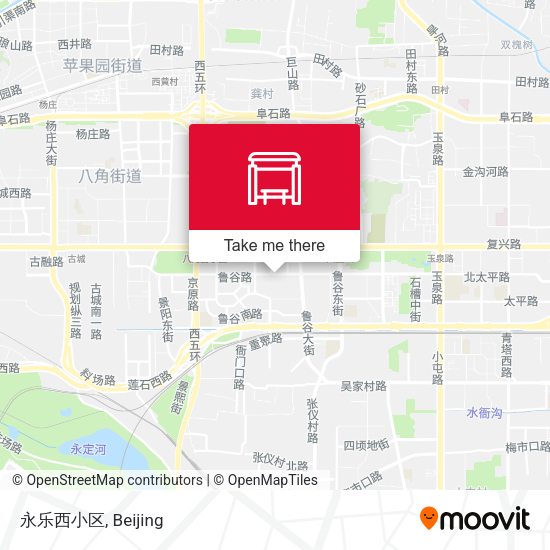 永乐西小区 map