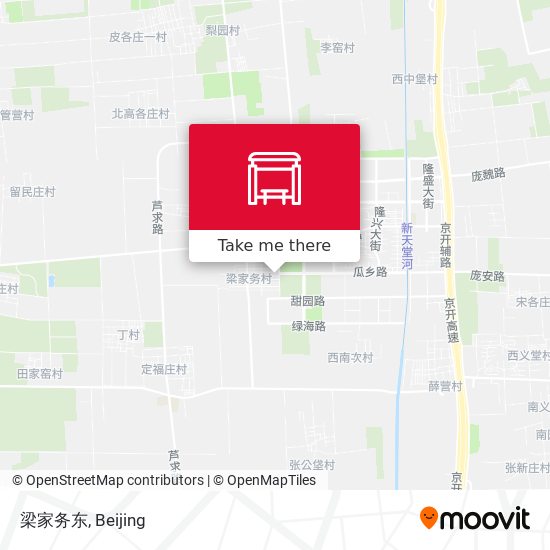 梁家务东 map