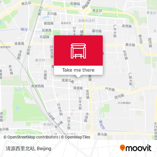 清源西里北站 map