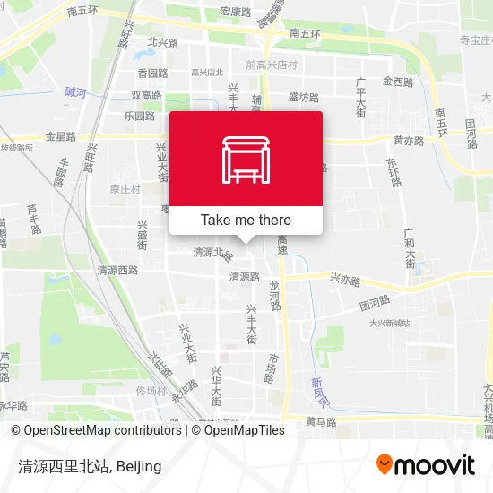 清源西里北站 map