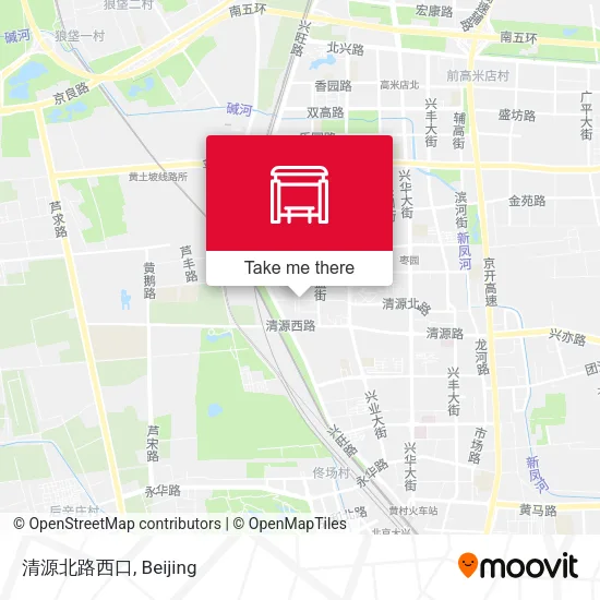 清源北路西口 map