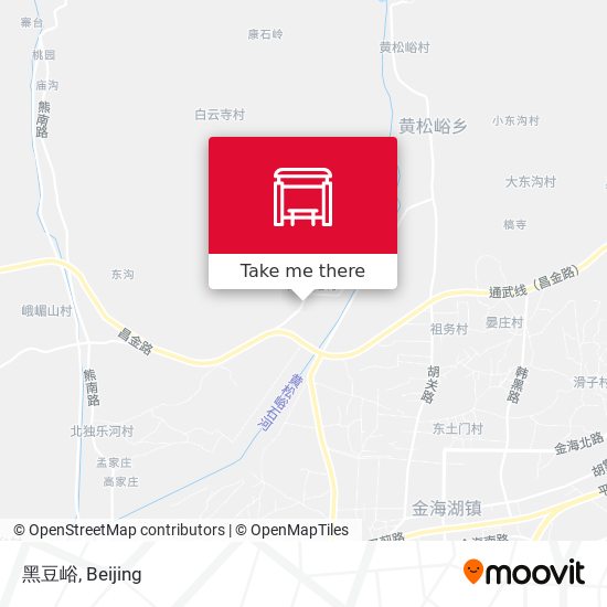 黑豆峪 map