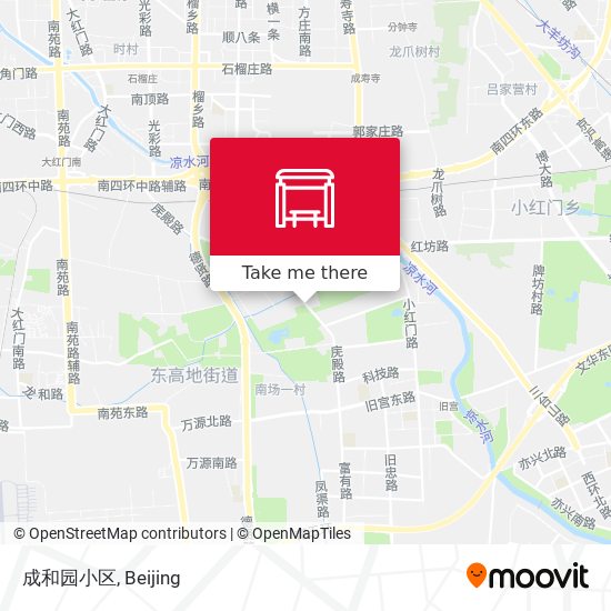 成和园小区 map