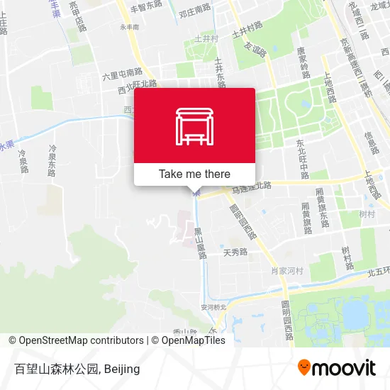 百望山森林公园 map