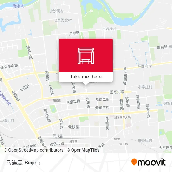 马连店 map
