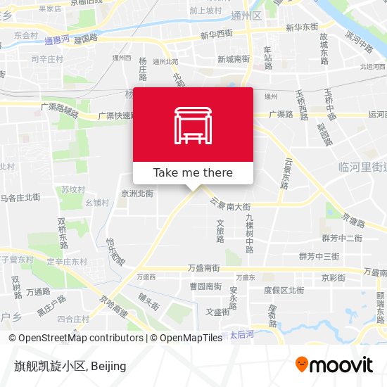 旗舰凯旋小区 map